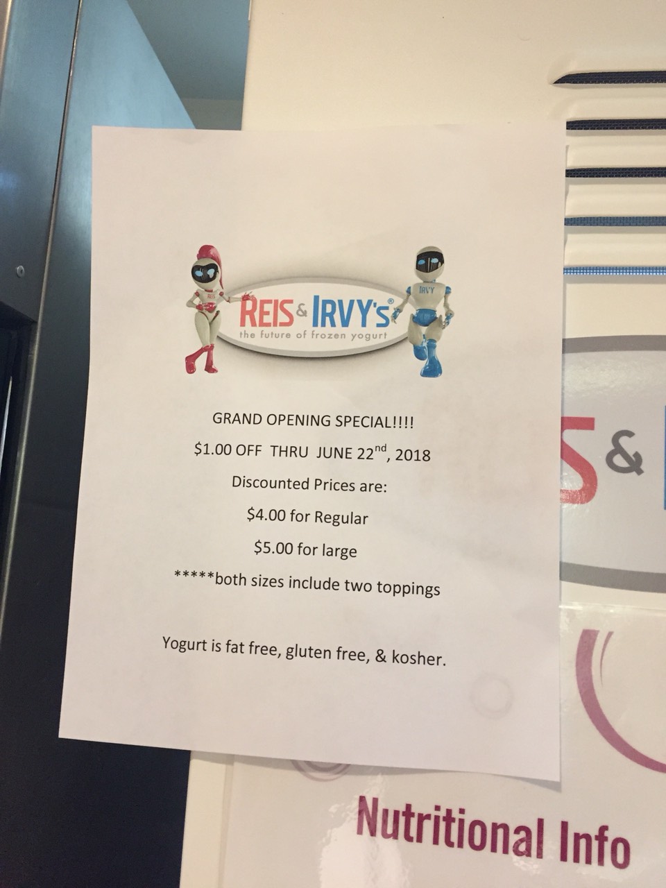 Reis & Irvy's – The Future of Frozen Yogurt!